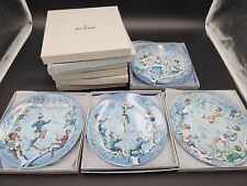Vtg 70s 80s Haviland Limoges 12 Days Of Christmas Plates Lot Of 10 With Boxes  picture