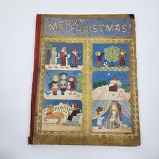 MERRY CHRISTMAS Natasha Simkhovitch 1947 Artist & Writers Guild Santa Claus picture