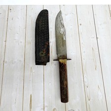 Carl Schlieper Original Bowie Knife Vintage German Fixed Blade Mid  Century picture