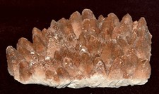 Red Dogtooth Calcite Pyrite Hematite Crystal Mineral Specimen Daye Mine China picture