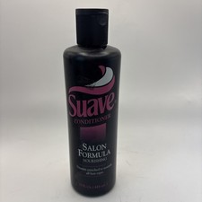 Vtg Suave Conditioner Salon Formula Nourishing Hair 15 Oz 85% Full Black Bottle picture