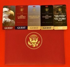 RARE Authentic President Donald J Trump 2025 VIP Guest Inaugural Invitation Set picture