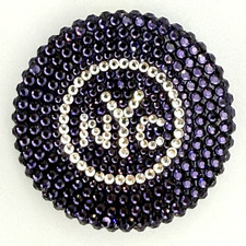 Bond No 9 The Scent of Peace Solid Perfume Token Compact Box Pouch Purple NYC picture