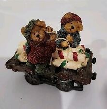 Boyds Bears & Friends  PEPPERMINT & SPEARMINT SWEET RIDE Bearstone Collection  picture