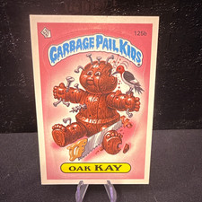 Topps 1986 Garbage Pail Kids 4th Series Checklist Non-Sport Card #125b Oak Kay picture