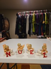 Lefton NOEL Angel Candleholders picture