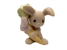 Vintage Jonathan & David Enesco Rabbit Carrot Precious Moments Figurine 1982 picture