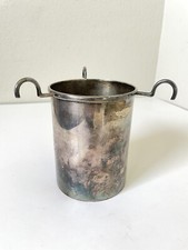 H&H Hukin Heath 21645 Cup Holder Antique Art Nouveau Sculpture Silver Color picture