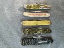 Vintage Pocket Knife Lot USA Cornwall Clover B. Imperial Colonial LOOK picture
