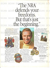 1990 NRA Vintage Magazine Ad  National Rifle Association  Charlton Heston picture