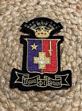 Vtg Sigma Phi Epsilon COLLEGE FRATERNITY BLAZER CREST SEW ON PATCH Vtg 70s Rare picture