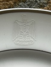Iraq/Irak Rare Saddam’s Era Limoges Plates with Eagle Emblem picture