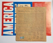 1972 Philadelphia USPS First Day Issue USA Declaration of Independence replica picture