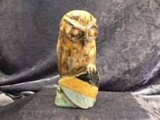 STUDENTIKA c1920: FIGURE: OWL holding STUDENT SIGN with colors and compass picture