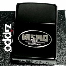 Zippo Oil lighter NISSAN NISMO Both Side Etching Ion Black Japan picture