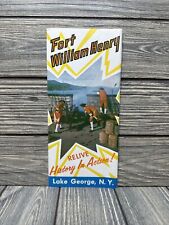 Vtg Fort William Henry Lake George NY Brochure Advertisement  picture