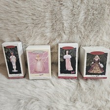 Lot of 4 Hallmark Barbie Keepsake Ornaments Vintage 1996  Holidays picture