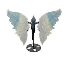 Beautiful Large  Trolleite Crystal Angel Wings With Stand picture