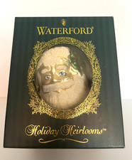 Waterford Holiday Heirlooms Santa's Portrait Christmas tree ornament made Poland picture
