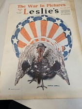 1918 Leslie's Illustrated Weekly Newspaper Nov 23rd 1918 The War In Pictures VG picture