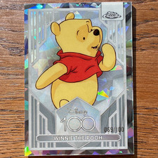 Topps 2023 Chrome Disney 100 Winnie the Pooh #33 Serial #069/100 Print 100 picture
