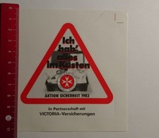 Sticker/Decal: Johanniter accident aid action safety 1983 (09031774) picture