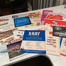 Large Lot Of 1950’s 1960’s AMC Rambler Brochures  picture