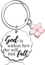 Christian Gifts Women Inspirational Bible Verse Friends Teen Girl Keychain Spiri picture