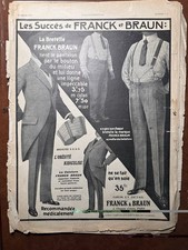 L'ILLUSTRATION Vintage French Print Ads 1914 Black White Original 10 pages picture