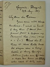 1883–84 Rev. A. H. Fleming 4-Letter Archive: Deaths, Proctor, Japan, Glasgow picture