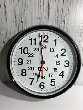 CN Rail Station three hand clock 24 hour 14 inch diameter picture