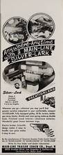 1948 Print Ad Main-Line Silver-Lark Travel Trailers Full Galley Los Angeles,CA picture