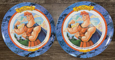 Vintage Disney Hercules Character Plates “I’m A Meat And Potatoes Kind of Guy” 2 picture