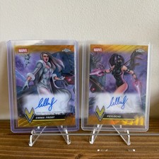 Topps Marvel Chrome 2026 Varied Visage Emma Frost & PSYLOCKE Bella Rachlin Auto picture