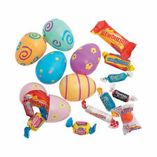 Pastel Printed Candy-Filled Plastic Easter Eggs - 24 Pc. picture