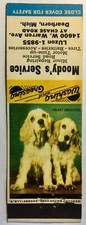 Vintage Matchbook Cover Moody’s Service  W. Warren Ave. - Dearborn, Michigan picture