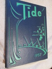 AUTOGRAPHS Vintage 1957 SOUTH SHORE HIGH SCHOOL YEARBOOK CHICAGO, ILL. THE TIDE picture