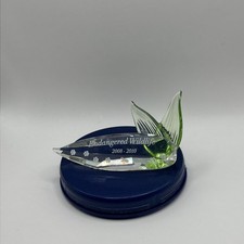 New Swarovski Crystal 2008 SCS Endangered Wildlife Plaque 906929 BOX+CERT picture