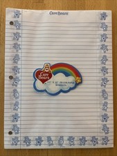 Carebears Loose Leaf Paper 50 sheets Brand New picture