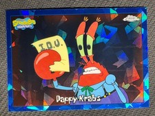 2025 Topps Chrome Sapphire SpongeBob 25th #57 Pappy Krabs picture