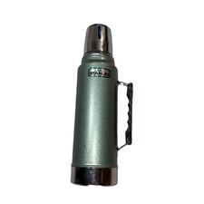Vintage 1989 USA Made Aladdin Stanley Thermos Green 1 Quart A944DH picture