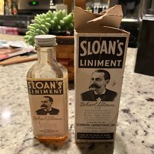 Vintage Sloan's Liniment 2.5 Oz Bottle With Box Morris Plains NJ picture