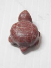 VINTAGE / OLD ZUNI INDIAN CATLINITE  STONE TURTLE FETISH small / miniature size picture