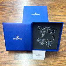 SWAROVSKI OTTERS #5385060 - RARE ENCOUNTERS -  W/Box - Retired 2018-19 picture