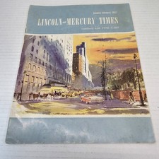 Vintage 1957 Lincoln & Mercury Times Magazine Jan-Feb Dealer Issue picture