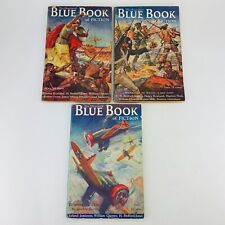 RARE  BLUE BOOK MAGAZINE - 1937 MAY / JUNE / JULY - VINTAGE PULP -  VG picture