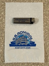 Vintage S.S. Admiral Disposable Lighter, St. Louis Steamer Excursion Boat Tested picture