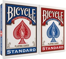 Bicycle Standard Playing Cards, Poker Size Deck of Cards, Red & Blue (2 Pack) picture