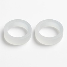 Silicone Championship Pinball Flipper Rings Translucent-2/pk picture