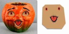 REPLACEMENT GLASSINE PAPER INSERT FOR MEDIUM CHOIR BOY HALLOWEEN LANTERN #L picture